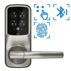 digital door lock รุ่น latch 628 รองรับbluetooth pincode แสกนลายนิ้วมือ และ OAC