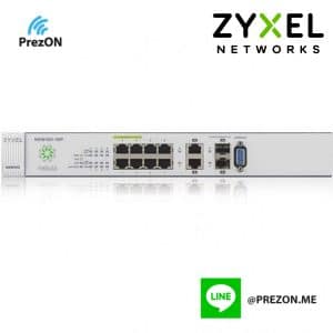 ZyXEL 8-port GbE L2 Nebula Cloud Managed PoE Switch with 1YR Premium license part no.ZXL-NSW100-10P