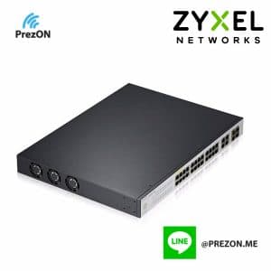 ZyXEL 24-port GbE L2 Nebula Cloud Managed PoE Switch with 1YR Premium license part no.ZXL-NSW100-28P