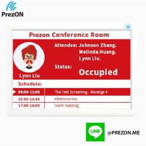 Prezon ESL part no.Prezon-STag116R electronic-shelf-label