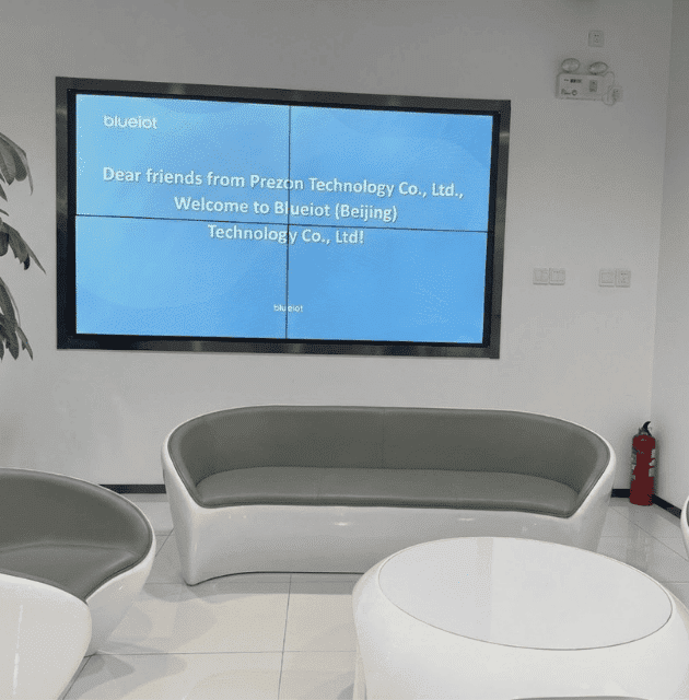 บริษัทเพรซออนไปเยี่ยม Blueiot ที่ head office