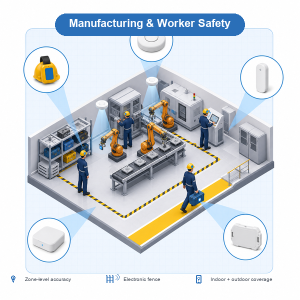PrezON IOT Location solution for factory worker safety and asset tracking