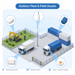 PrezON IOT Location solution for outdoor GPS fleet and field asset tracking