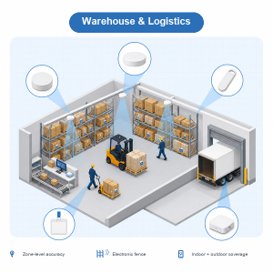 PrezON IOT Location solution for warehouse and logistics