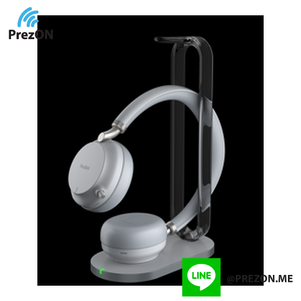 Headset Model : BH72 with Charging Stand Teams Light Gray USB-C