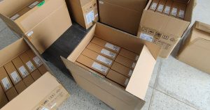 ลังโทรศัพท์ IP Phone Fanvil V61G ที่ส่งมอบ — กรมการสื่อสารทหาร กองบัญชาการกองทัพไทย