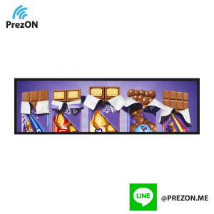จอโฆษณา LCD ติดชั้นวางรุ่น LCD-GGP4381 43.8 นิ้ว - Prezon ESL