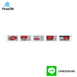 ป้ายราคาอิเล็กทรอนิกส์รุ่น MZ5021 2.13 นิ้ว - Prezon ESL