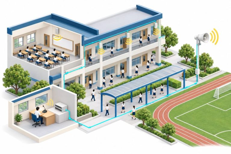 ระบบเสียงตามสาย IP ในโรงเรียน